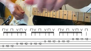 Quick lesson 10. Two alternate picking speed and articulation exercises.