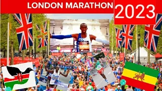 Elite Men Finish I Kelvin Kiptum 🇰🇪🏅  London Marathon 2023 I Elite Men Runners