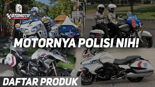 GAGAH BANGET! 5 Motor yang Dipakai Polisi Indonesia! Ada Honda Goldwing, BMW sampai Harley