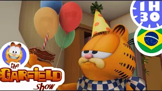 🍝Garfield contra as Lasanhas Espaciais!👽 Compilação de episódios do Garfield