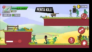 Stickman vs Zombies Chapter 3 level 66-70 Old Mode