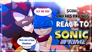 Sonic and his friends react to Sonic Prime [🦔💙] / Gacha Club | STH | Sonic Gacha