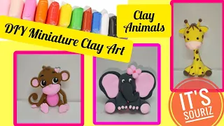 Made World's Tiniest Animals Using Clay ☺️😍 | DIY Miniature Clay Art | It's SOURIz
