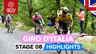 Punchy Finale Sees The GC Action Kick Off! | Giro D'Italia 2023 Highlights - Stage 8