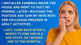 I installed cameras inside the house and caught my wife with her Colleague - Reddit Stories