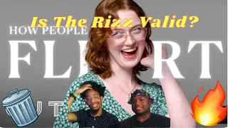 Is The Rizz Valid? | Jo and Rich Reacts - 100 People Show Us How to Flirt | Keep it 100 | Cut