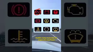 Dashboard Warning Lights Explained #shorts