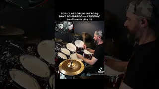 TOP-CLASS DRUM INTRO - EPIDEMIC - DAVE LOMBARDO - SLAYER - HOW TO PLAY