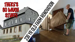 There's so much stuff! - ep2 - Renovating a 230 year old farmhouse in Germany