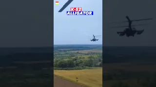 🟡🔴 K-52 ALLIGATOR: The best Russian helicopter! #shorts