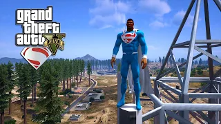 GTA 5 - VAL ZOD CLEAN UP THE STREETS IN LS, EARLY WB SUPERMAN FOOTAGE! (2K)