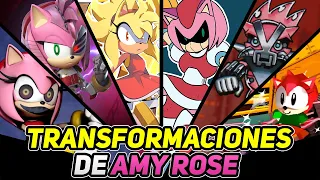 TODAS Las Transformaciones de Amy Rose (Historia y Poderes) | Ryuko Shion