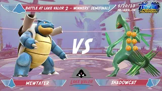 Battle at Lake Valor 2 Winners' Semifinals: Mewtater (Blastoise) vs Shadowcat (Sceptile)