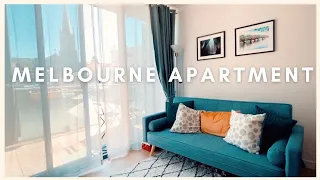 Furnished Melbourne Apartment Tour | One bedroom apartment tour in Melbourne Australia