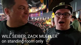 What's it like in the standing room only area for Golden Knights games?