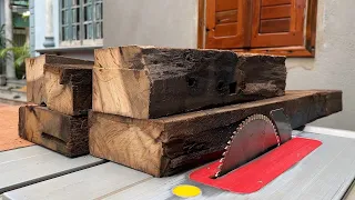 Amazed By The Waste Wood Processing Project:The Young Man Repurposes Waste Wood Into A RelaxingChair