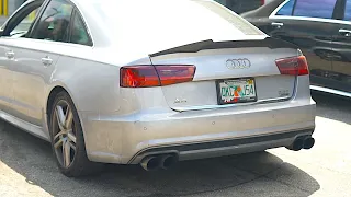 AUDI A6 2016 RESONATOR + MUFFLER DELETE **LOUD**