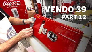 Coin Door Buff & Chrome Install | 1951 Vendo 39 Coke Machine Restoration