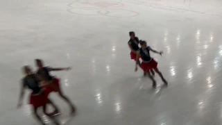 Каскад, Архангельск, 1 спортивный разряд, 1 этап кубка России по синхронному катанию на коньках