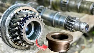 How are Repaired Input Shaft Inner Bearing Size With Steel Bush / Skillfull Process