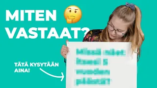 Mitä työhaastattelussa kysytään? 😱 Valmistaudu vastaamaan yleisimpiin työhaastattelukysymyksiin