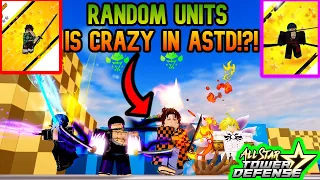 Random Units Only Challenge - Part 1 (Got heated!?) in All Star Tower Defense | Roblox