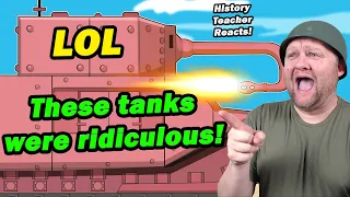 Useless Overweight Tanks of WW2 | Simple History | History Teacher Reacts