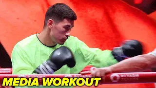 Dmitry Bivol shows Beterbiev what's in store for him in FULL Media Workout