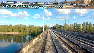 ★ 4K 🇫🇷 Paris Saint-Lazare - Rouen Rive Droite cab ride, France [09.2022]