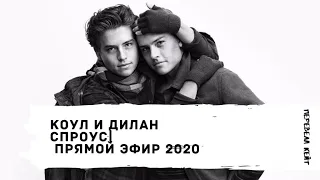 Коул Спроус и Дилан Спроус в прямом эфире 2020