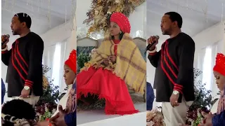 WATCH The speech of King Misuzulu kaZwelithini after paying lobola for Nomzamo Myeni