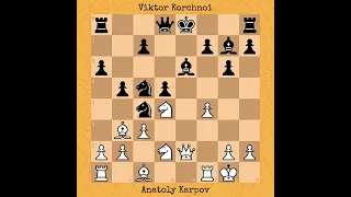 Anatoly Karpov vs Viktor Korchnoi, 1978 #chess #chessgame