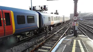 Trains at: London Waterloo, SWML, 30/11/19