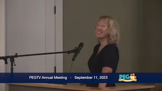 PEGTV Annual Meeting - September 11, 2023