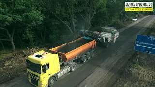 На Дніпропетровщині ремонтують дорогу Кам'янське - Котовка - Перещепине - Жемчужне