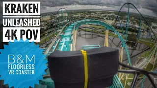 Kraken Unleashed - SeaWorld Orlando (4K On-ride POV)