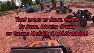 Trx4 sport vs Axial Capra vs Axial Wraith Spawn vs Yikong YK4102 @ Woodgrove SG