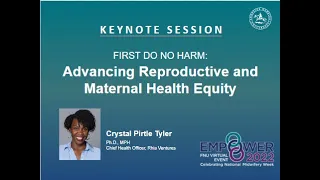 First Do No Harm: Advancing Reproductive and Maternal Health Equity with Dr. Crystal Pirtle Tyler