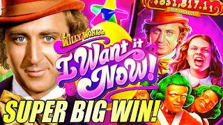 HATED THIS GAME UNTIL NOW! 😜 WILLY WONKA I WANT IT NOW! Slot Machine (LIGHT & WONDER)