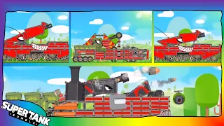 #lv22 Tank Game - Synthesize the strongest gladiator level22 | Super tank rumble | Cartoon tanks