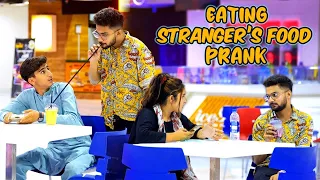 Eating Strangers Food In The Mall Prank @CrazyPrankTV