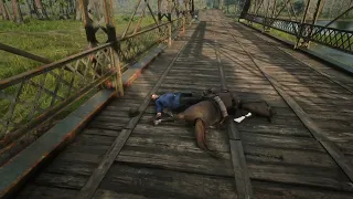 Lawman accidentally shot his horse - Red Dead Redemption 2