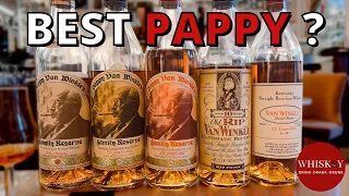 Whiskey Review: Pappy Van Winkle Vertical Tasting Pappy 23, 20 & 15, Van Winkle 12 & Old Rip 10 Rare