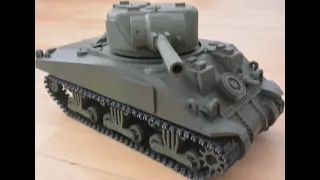 Sherman M4 3d printed rc tank build #9