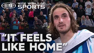 Tsitsipas sends Melbourne crowd wild - Australian Open 2023 | Wide World of Sports