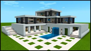 Minecraft: How to Build a Modern Mansion 3 | PART 5 (Interior 3/3)