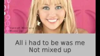 Hannah Montana 3 - Mixed Up ( With Lyrics , HQ)