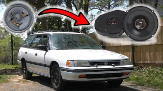 Upgrading My Subaru's BLOWN Speakers | Infinity Reference REF-6532IX Review