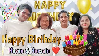 |•🎉Happy Birthday Hasan & Hussain || My Twin Sons Birthday Celebration🥳•| Vlog. {AFREEN DASTARKHWAN}