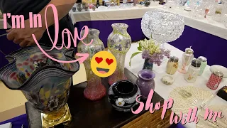 I'm So IN LOVE | Shop With Me At The Glass Show | Crazy Lamp Lady